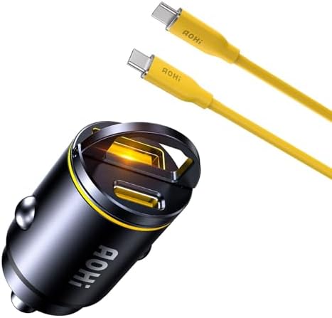 Alternative view of Araç İçi 2 Portlu 45W Şarj Cihazı, 140W 1m PD 3.1 480Mbps Süper Hızlı Şarj/Data Kablosu Seti