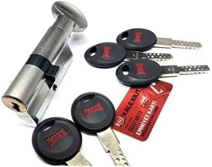 Kilit Tüpten Şifreli Mandal Topuzlu Silindir 68mm 26 ve 10 ve 32 5 Anahtarlı Sarı Blisterli