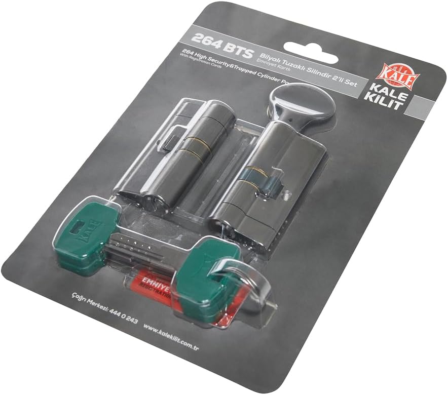Alternative view of Kilit Bilyalı Tuzaklı Silindir 68mm 2'li Set Bts ve Btsm