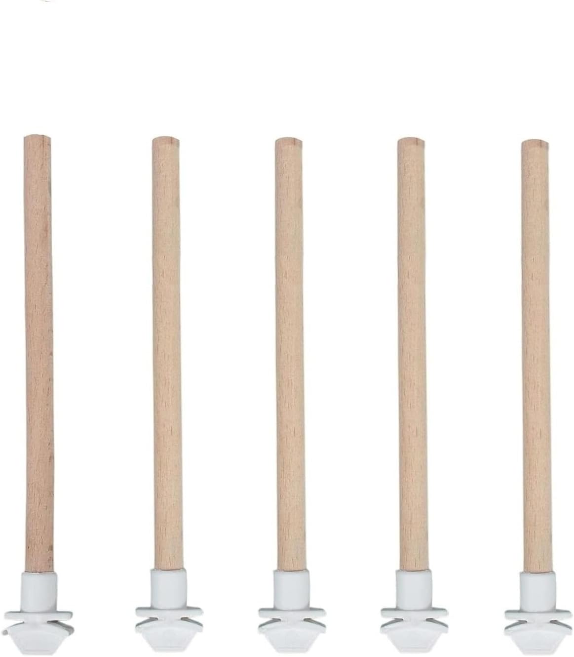 5'li Pürüzsüz Ahşap Kuş Tüneği - 20 cm