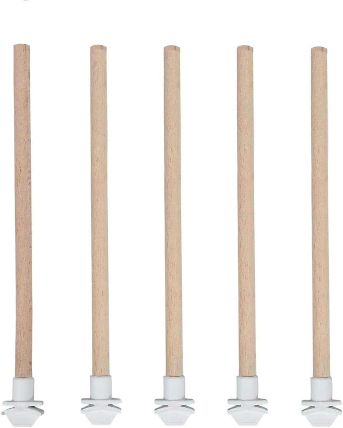 5'li Pürüzsüz Ahşap Kuş Tüneği 25 cm