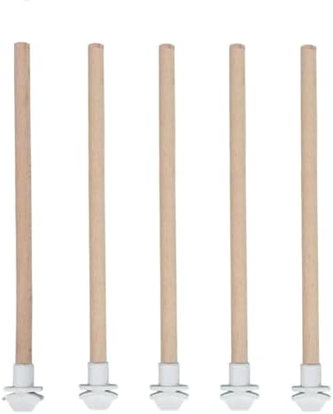 Alternative view of 5'li Pürüzsüz Ahşap Kuş Tüneği 25 cm