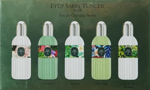 Silindir Cam Şişe Kolonya 5 Li Set (5 x 16 ml) (2 paketi)