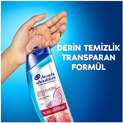 & Shoulders Derinlemesine Temizlik Şampuan Nazik Arındırma Greyfurt 300 ml (2 paketi)