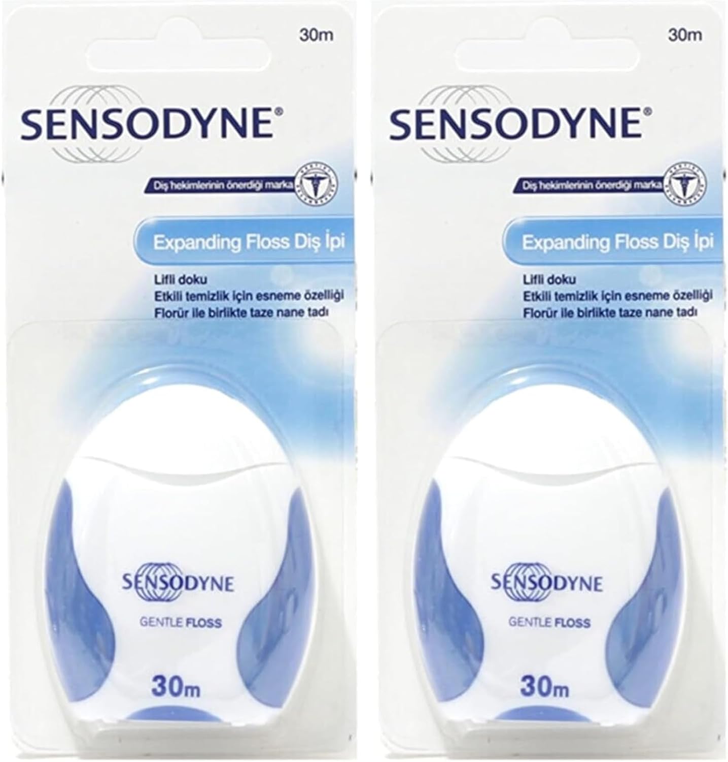 Gentle Floss Diş İpi 30m (2 paketi)