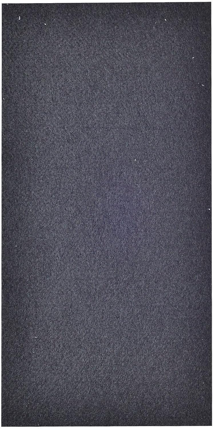 Alternative view of Siyah Keçe Tek Parça Büyük Model 12 X 24 Cm Yapışkanlı, Masa, Koltuk Altı Parke Koruma
