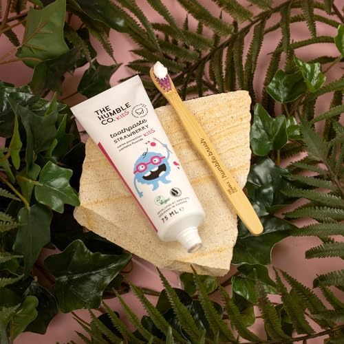 Alternative view of Humble Toothpaste Kids Strawberry 75 ML Çocuklar için Çilek Aromalı Doğal Diş Macunu 75 ML (TAVSİYE YAŞ 2+) (2 paketi)