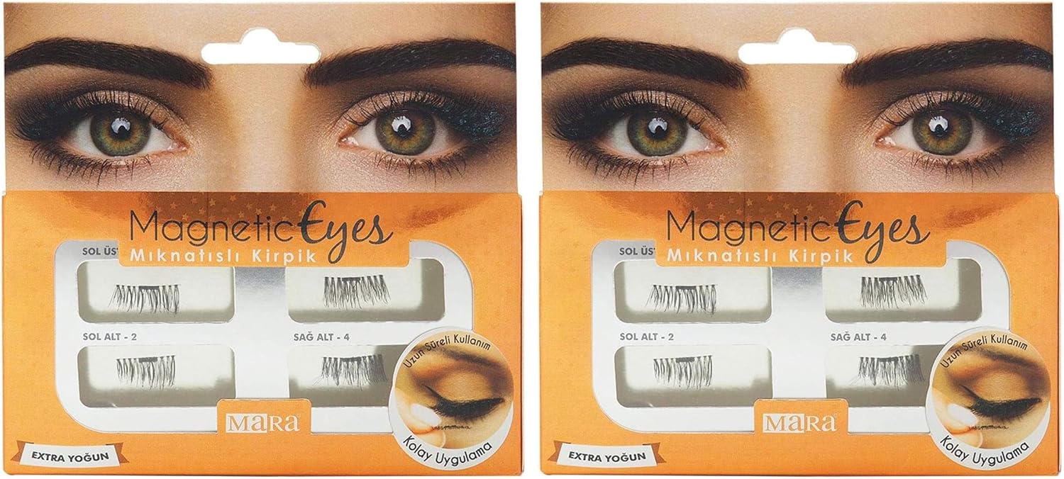 Alternative view of Mara Kozmetik Magnetic Eyes Mıknatıslı Kirpik Yoğun, Siyah (2 paketi)
