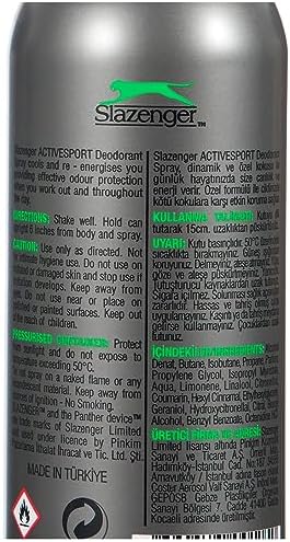 Sport Eau de Toilette & Deodorant Set (Yeşil, 125+150 ml) (2 paketi)