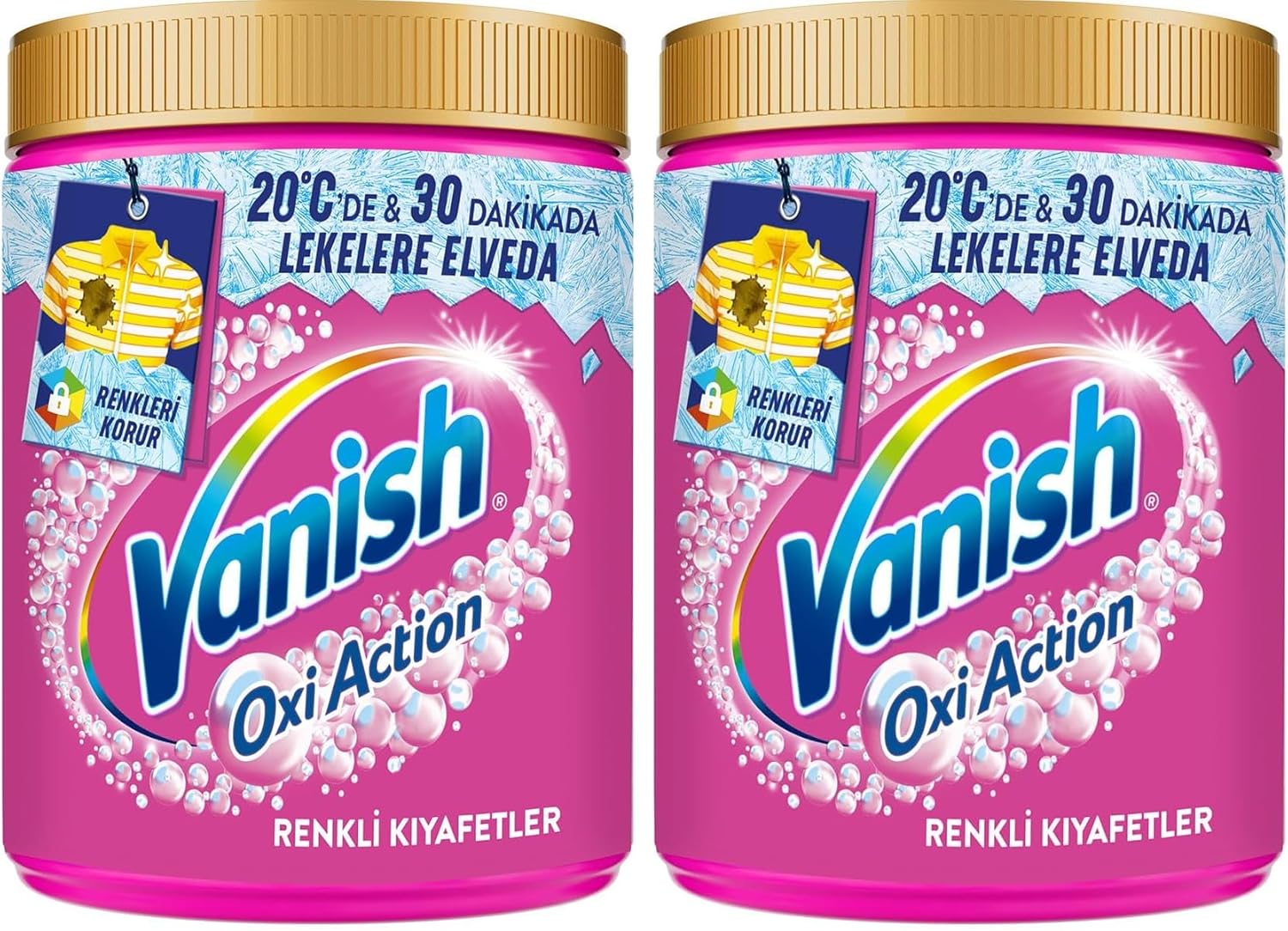 Alternative view of Vanish Multipower Toz Pembe 480 gr (2 paketi)