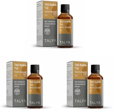 Tatlı Yağı 50 ml soğuk Sıkım (3 paketi)