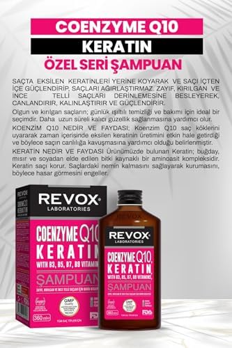 Coenzyme Q10 Şampuan 360 ml (2 paketi)