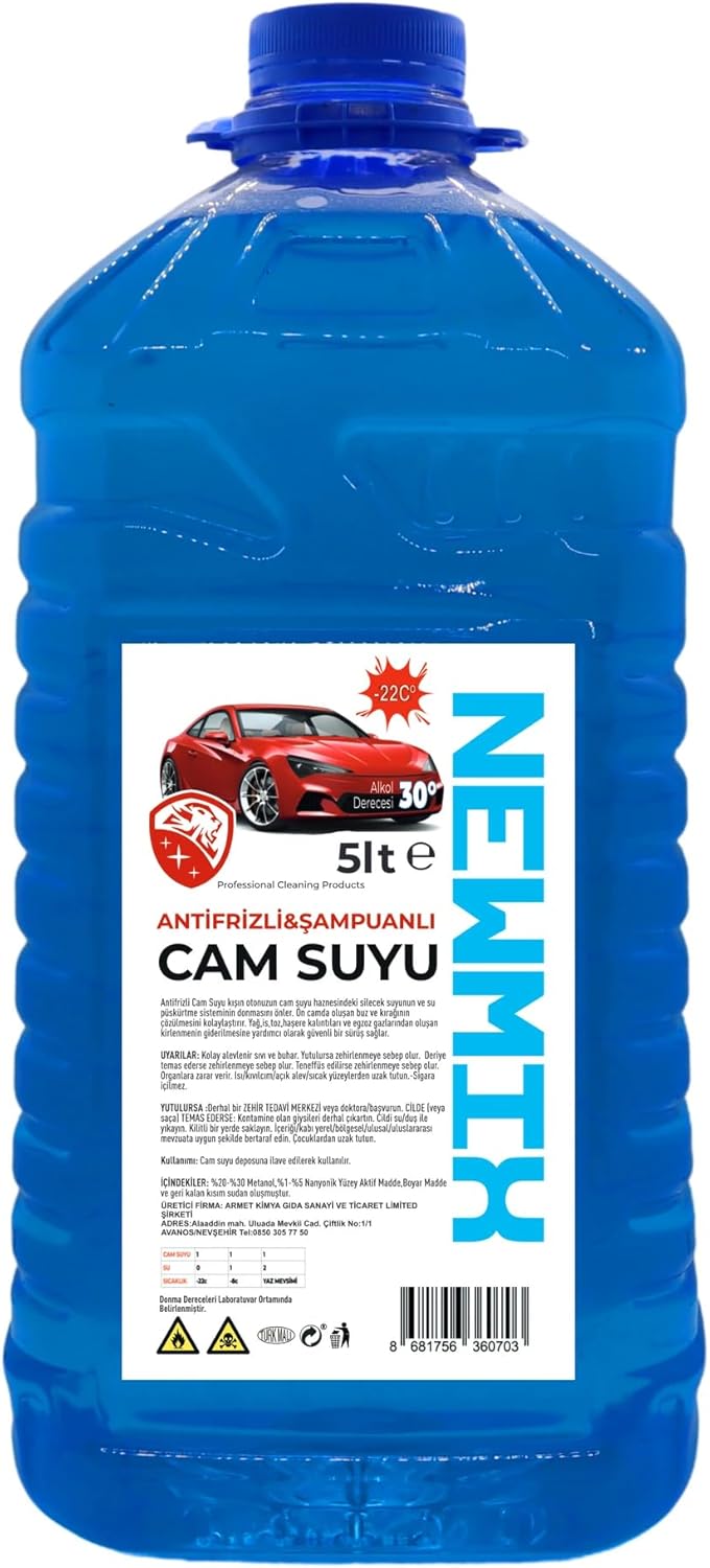 Newmix Antifrizli Cam Suyu Gerçek -22 Derece