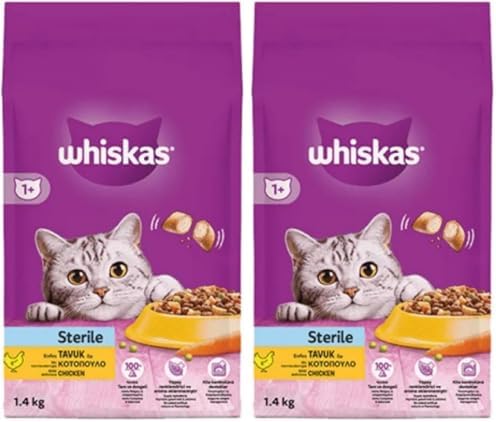 Alternative view of Whiskas Tavuklu Kısırlaştırılmış Kedi Maması 1.4 Kg (2 paketi)