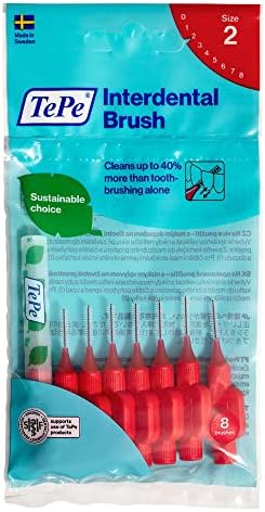 0.5 MM - KIRMIZI Diş Arayüz Fırçası (1 x 8 Adet) (2 paketi)