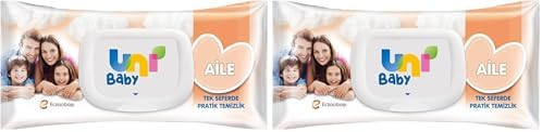 Uni Baby Aile Islak Mendil 12x90 1080 Yaprak (2 paketi)