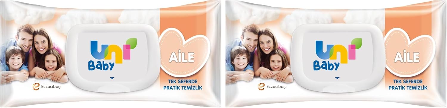 Alternative view of Uni Baby Aile Islak Mendil 12x90 1080 Yaprak (2 paketi)