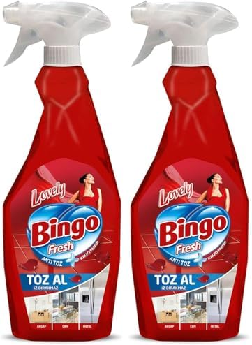 Bingo Fresh Anti Toz + Kalıcı Parfüm Yüzey Temizleyici (1 x 750 mL) (2 paketi)