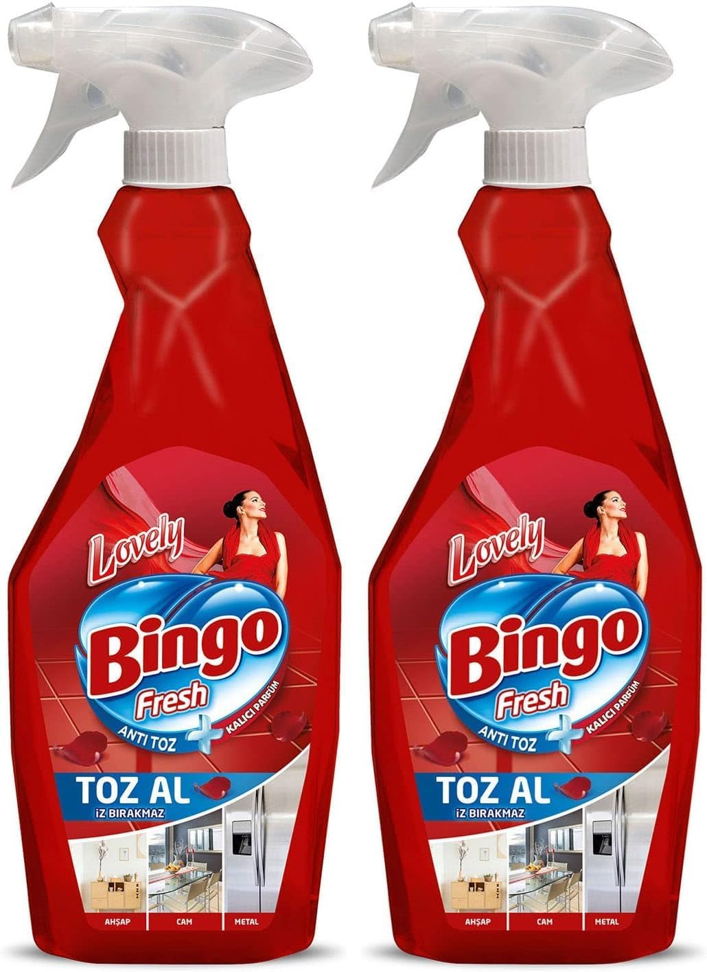 Alternative view of Bingo Fresh Anti Toz + Kalıcı Parfüm Yüzey Temizleyici (1 x 750 mL) (2 paketi)