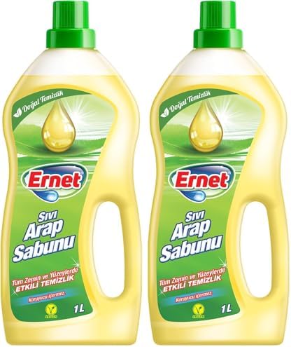 Ernet Temizlik Için Arap Sabunu 1000 ml (2 paketi)