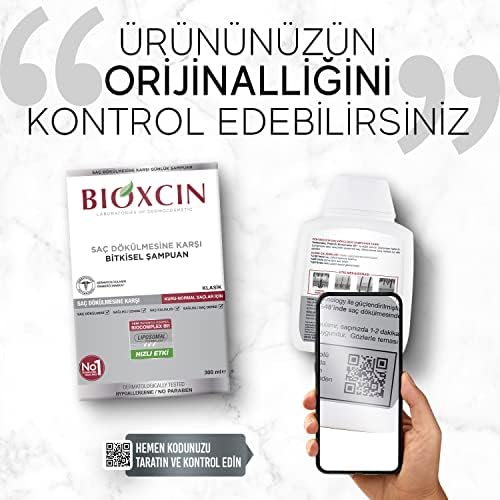 Alternative view of Klasik Bitkisel Kuru ve Normal Saçlar için 3x300 ml Saç Dökülmesine Karşı Şampuan (2 paketi)