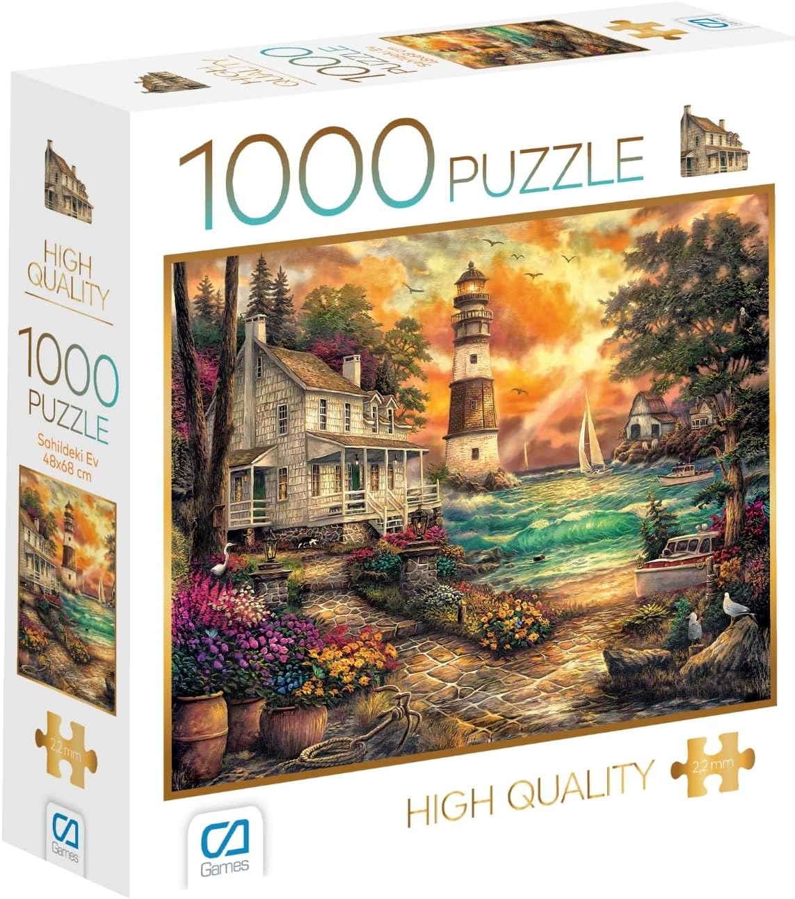 Alternative view of Taş Ev 1000 Parça 2,2mm Kalınlık 48x68cm Profesyonel Hobi Puzzle Yapboz Serisi