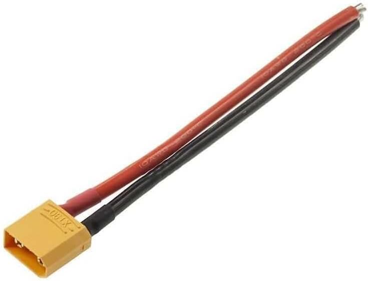 Xt90 Erkek Lipo Pil Şarj Kablosu 15 cm 2,5mm Siaf Silikon Kablolu