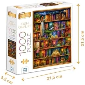 Alternative view of Sihirli Kitaplar 1000 Parça 2,2mm Kalınlık 48x68cm Profesyonel Hobi Puzzle Yapboz Serisi