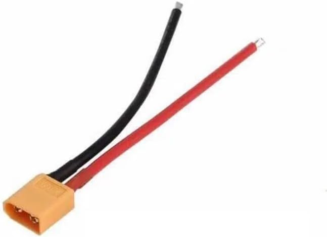 Xt60 Erkek Dişi Lipo Pil Şarj Kablosu 15 cm 2,5mm Siaf Silikon Kablolu