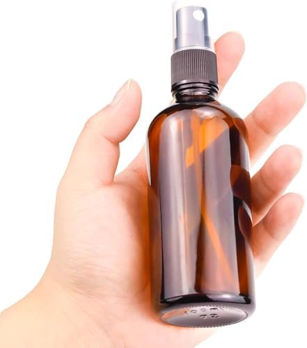 Alternative view of 2 Adet 50 ml Kapaklı Siyah Sprey 50 Cc Fısfıs Kolonya Dezenfektan Kahverengi Cam Şişe (Şişe | Siyah Sprey, 50 ml)