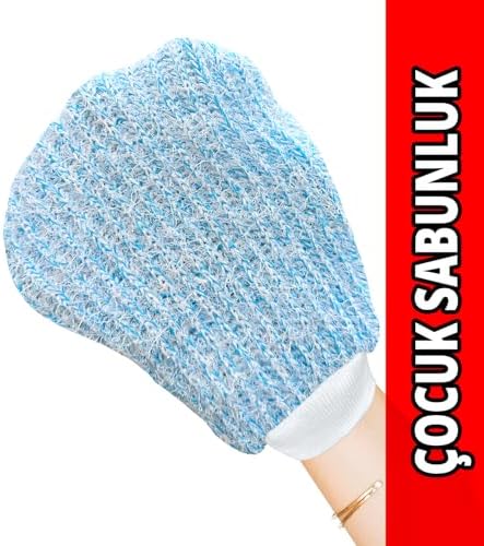 Çocuk Banyo Sabunluk, Bebek Banyo Sabunluk, Çocuk Banyo Lifi, Bebek Banyo Lifi, Çocuk Banyo Süngeri, Bebek Banyo Süngeri, Yumuşak ve Bol Köpüren Çocuk Duş Lifi (Mavi)