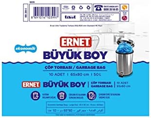 Alternative view of Ernet Çöp Torbası Ekonomik Büyük 65X80 cm 10 Adet 2084 (3 paketi)
