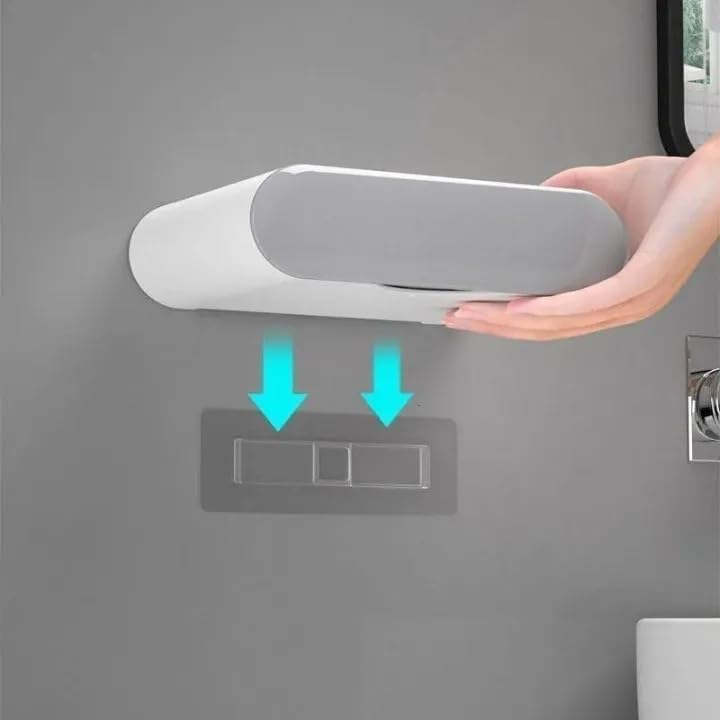 2 Adet Su Hazneli Katı Sabunluk Seti – Duvara Yapışan, Çekmeceli Drenaj Tasarım – Banyo & Mutfak Kullanımı, Kaydırmaz ve Kolay Temizlenebilir