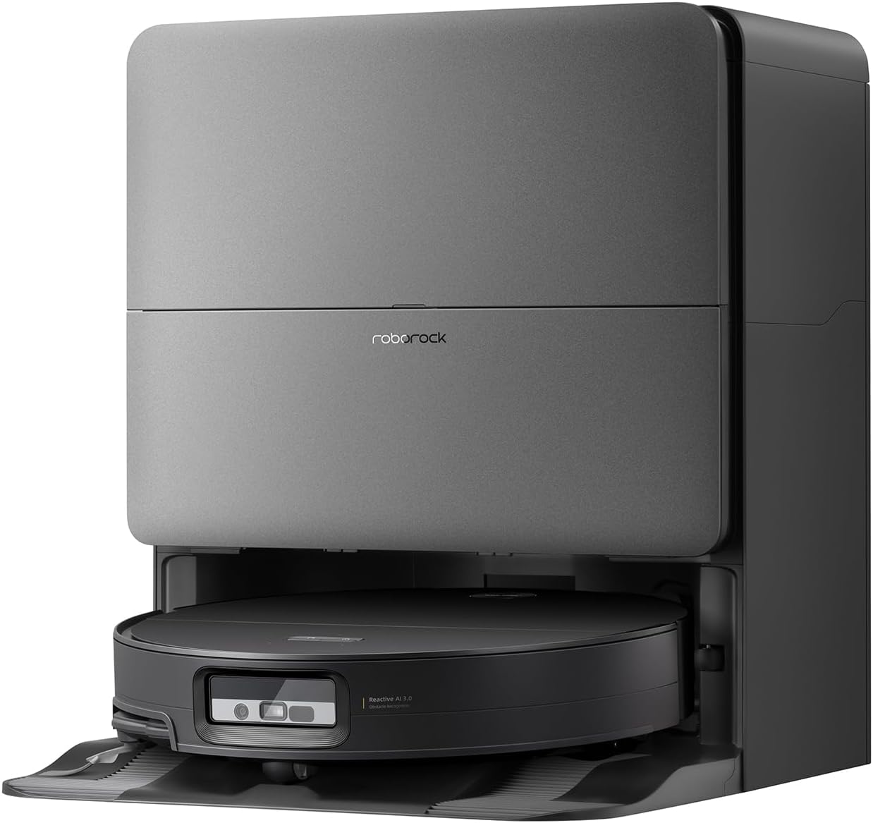 Saros 20 Sonic Süpürge ve Paspas, VibraRise 5.0 Paspas Sistemi, AdaptiLift Şasi 3.0, 36.000 Pa Emme Gücü, Ultra İnce Tasarım, FlexiArm Teknolojisi, RockDock, Siyah