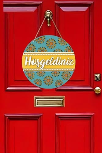 Hoş Geldiniz Uv Baskı 3D Görünümlü Mdf Kapı Süsü | Askılı Silinebilir Dekoratif Ks016,Ks016 20 X