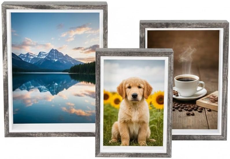 Alternative view of Premium Serisi Ahşap Resim Çerçevesi 3' lü Set (10 * 15-13 * 18-15 * 20 cm)