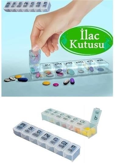 Alternative view of OLLEVRA Haftalık Günlük İlaç Saklama Kutusu 7 Günlük İlaç Saklama Kabı