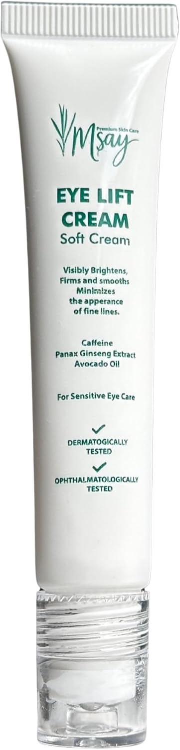 Eye Lift Cream, Yaşlanma & Kırışıklık & Morluk Karşıtı, Avakado, Caffeine Ginseng, Hibiscus