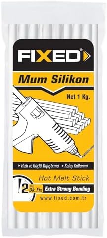 Alternative view of Silikon Mum Çubukları, Kalın, 11.2mm Çap, 1kg Poşet