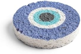 Alternative view of Sponge Şişen Sihirli Sünger Nazar Boncuğu Desenli, Su İle Temas Ettiğinde Sünger Formunu Alır, Defalarca Kullanılabilir Sürdürülebilir