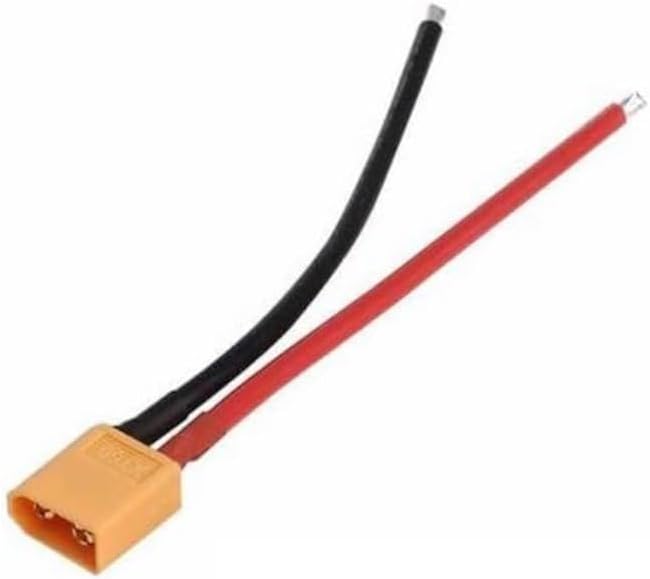 Xt60 Erkek Lipo Pil Şarj Kablosu 15 cm 2,5mm Siaf Silikon Kablolu