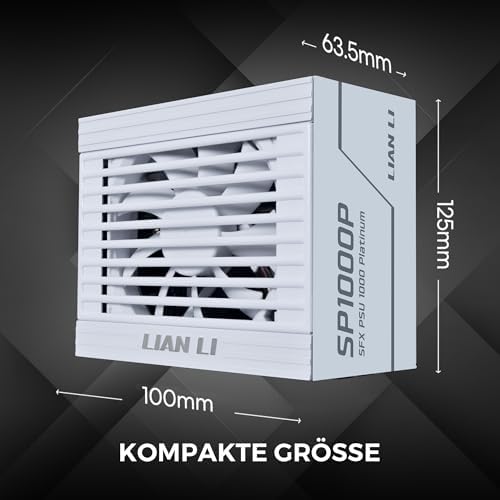 Alternative view of Li SP1000P Beyaz 1000W 80+ Platinium ATX POWER SUPPLY (G9P.SP01000P.W000.EU)