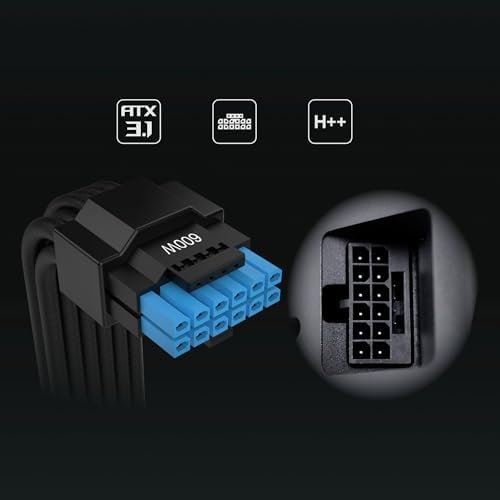 Alternative view of Li RS1000G Siyah 1000W 80+ ATX POWER SUPPLY (G9P.RS1000G.BH00.EU)