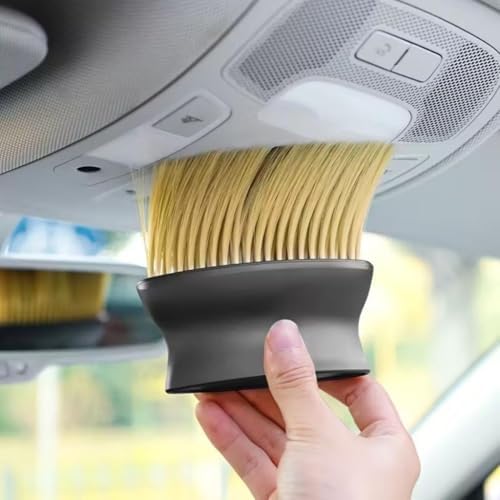 Yumuşak Kıllı ve Ergonomik Saplı Araç İçi Detaylı Toz Temizleme Fırçası