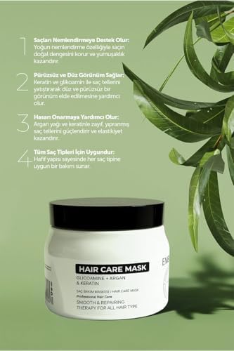 Alternative view of Embeauty Besleyici Onarıcı Keratin Etkili Yoğun Saç Bakım Maskesi 500 ml