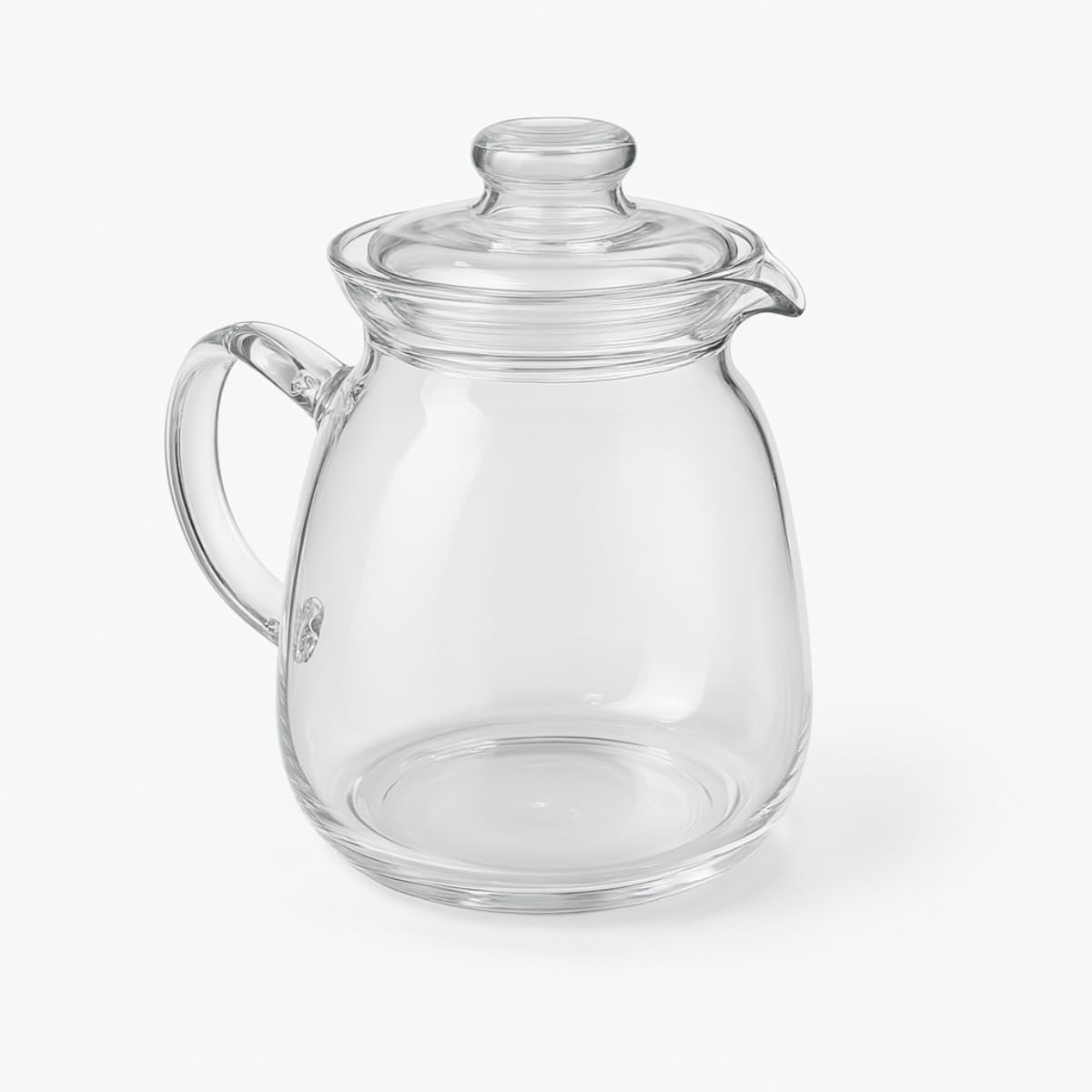 Alternative view of Dayanıklı Borosilikat Cam Demlik – 600 ml Şeffaf Çaydanlık, Filtreli Bitki Çayı ve Kahve Demleme Sürahisi, Kapaklı Cam Demlik