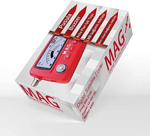 Mag Lcd Ekranlı Digital Uydu Bulucu, Uydu Sinyal Ölçer,