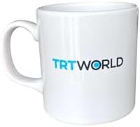 TRT World Logolu Beyaz Kupa