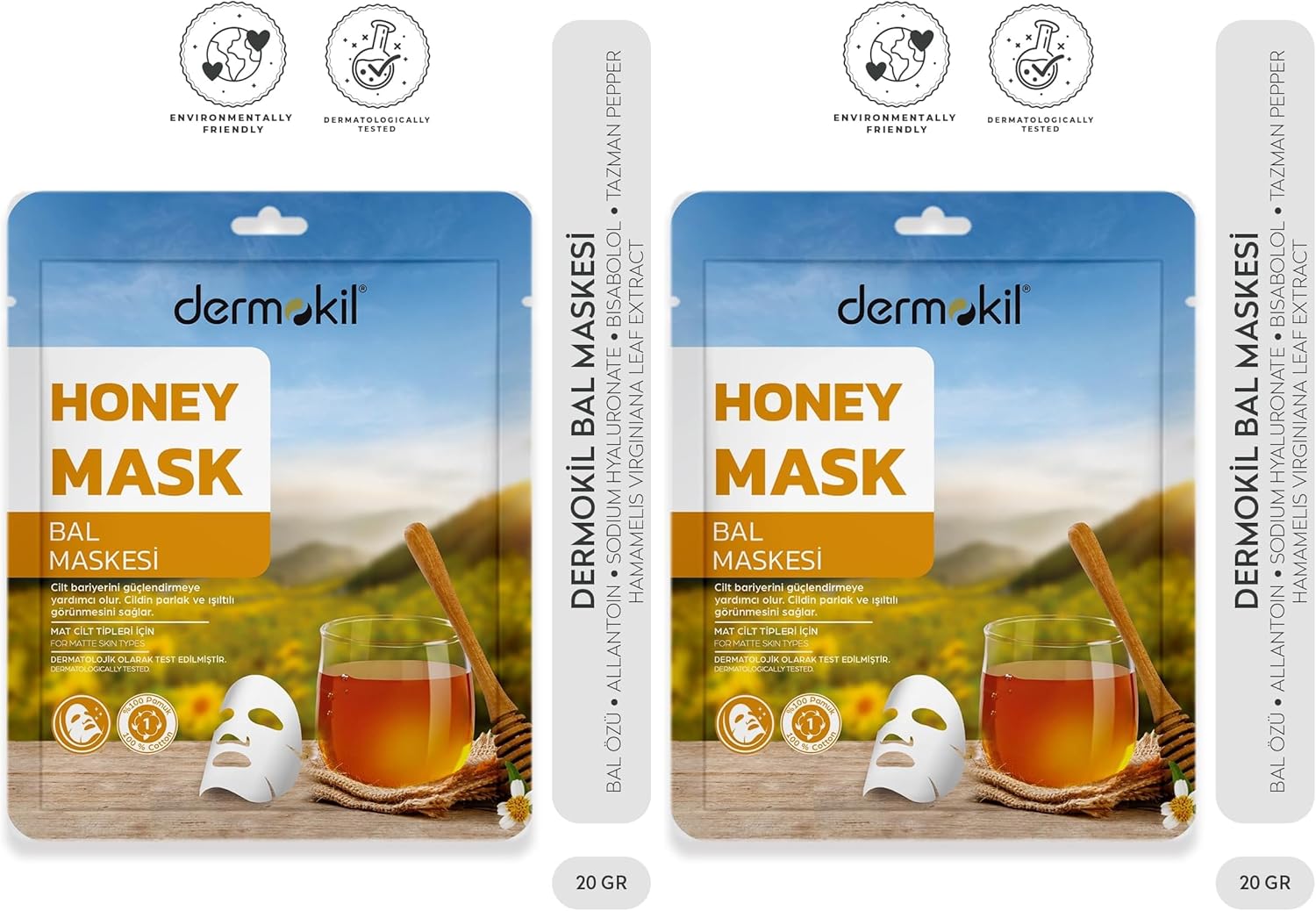 Alternative view of Bal Maskesi Mat Görünümlü Ciltler İçin 20 gr (2 paketi)