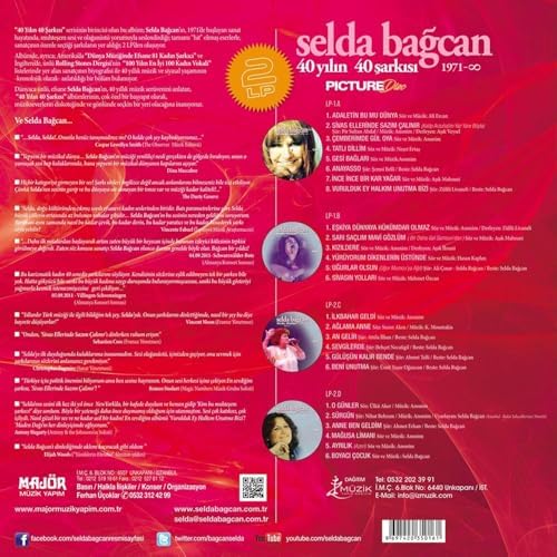 Bağcan 40 Yılın 40 Şarkısı Picture Disc Plak 2LP
